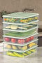 Hermia Set de 6 Cajas de Almacenaje Menta 3500 ml